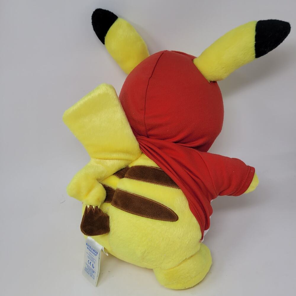 Anniversary 18" Build A Bear Pokemon Pikachu Plush Retired Hoodie WORKING Soundb - Picture 4 of 5